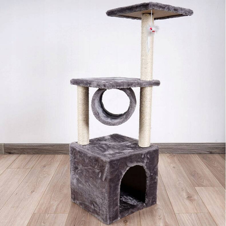 Drapak drzewko wieża dla kota duży domek budka legowisko słupek mysz walec