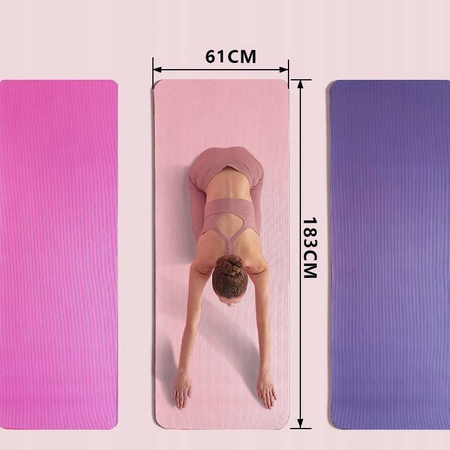 MATA GIMNASTYCZNA DO ĆWICZEŃ JOGI PILATESU FITNESS