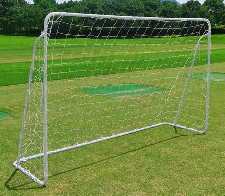 DUŻA BRAMKA PIŁKARSKA METALOWA 240 x 150cm + KOTWY