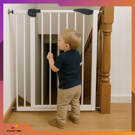 Bramka zabezpieczająca barierka ochronna na schody drzwi rozporowa płotek