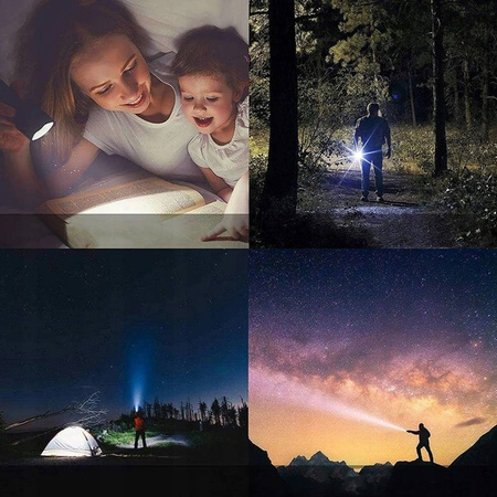 ZESTAW 3x LATARKA TAKTYCZNA CREE XM-L T6 Q5 COB