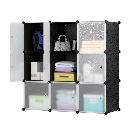 REGAŁ SZAFKA MODUŁOWA DZIECIĘCA 9x SZAFKA