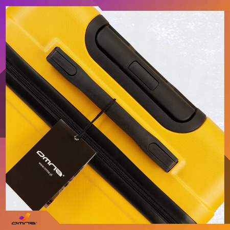 Zestaw 3 solidnych walizek podróżnych bagaż kufer lekka samolot 94L+63L+40L