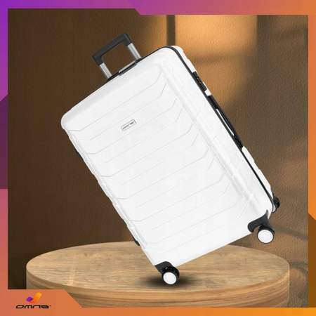 Walizka podróżna na kółkach średnia kuferek poliwęglan dla dziewczynki 63L