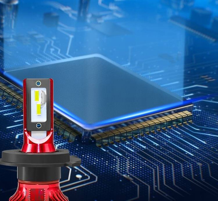 ŻARÓWKI LED H4 GT COB +300% SUPER MOCNA ŻARÓWKA