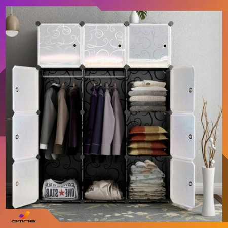 Wieszak Łącznik do Szafy Modułowej 37cm – Drążek na Ubrania Metalowy