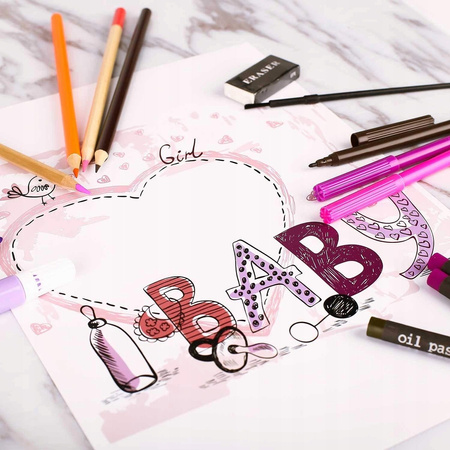 Zestaw Mega Art 288 elementów Pisaki Kredki