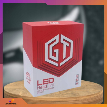 Żarówki H1 LED samochodowe 12V can bus GT COB 300% super mocne pudełko 2szt