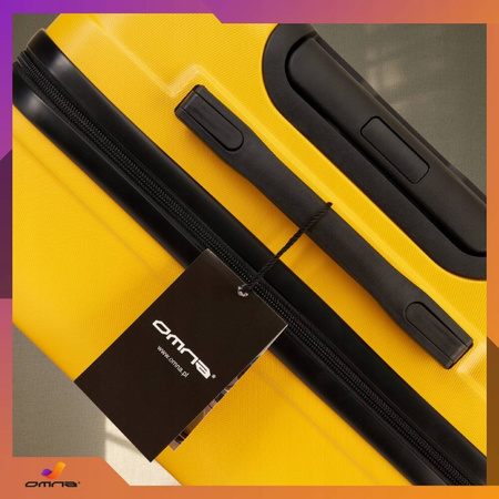 Walizka średnia podróżna solidna torba bagaż kufer lekka kółka samolot 63L