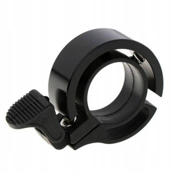 DZWONEK ROWEROWY NIEWIDOCZNY ALUMINIOWY CZARNY