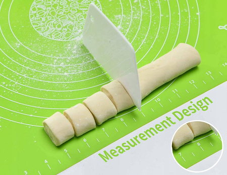 DUŻA STOLNICA SILIKONOWA MATA KUCHENNA Z MIARAMI