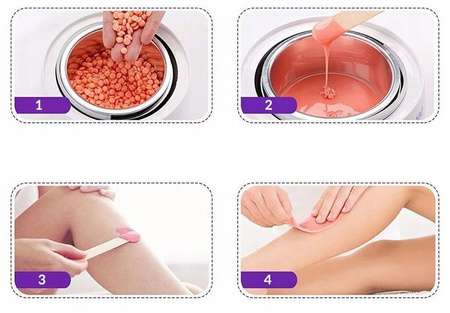 PODGRZEWACZ WOSKU + TWARDY WOSK 400g+100 PATYCZKÓW