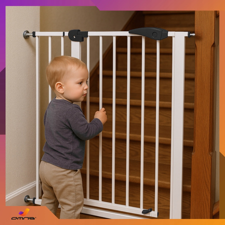 Bramka zabezpieczająca barierka ochronna na schody drzwi rozporowa płotek