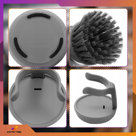 Szczotka do mycia naczyń garnków z dozownikiem pompką czyścik kuchenny