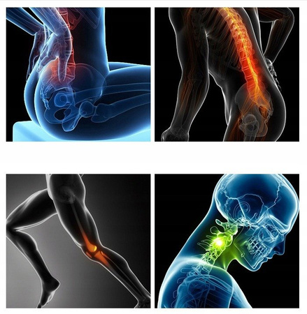 PISTOLET DO MASAŻU BEZPRZEWODOWY MOCNY 8 GŁOWIC