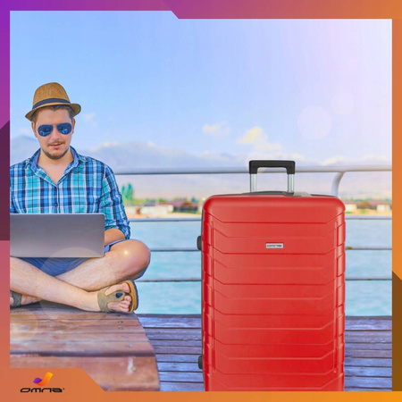 Walizka podróżna na kółkach duża XXL torba bagaż kufer kółka dla dzieci 94L