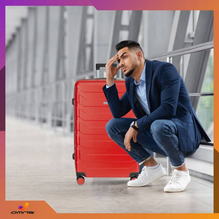 Walizka mała podróżna kabinowa na kółkach torba ABS kuferek dla dzieci 40L