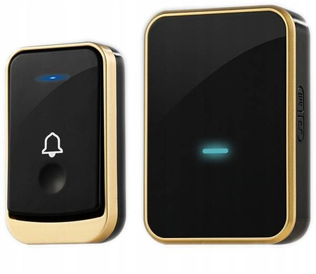 DZWONEK BEZPRZEWODOWY IP44 1xNADAJNIK +2xODBIORNIK