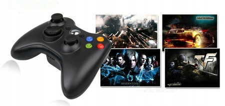 BEZPRZEWODOWY GAMEPAD XBOX 360 PC DUAL SHOCK PAD