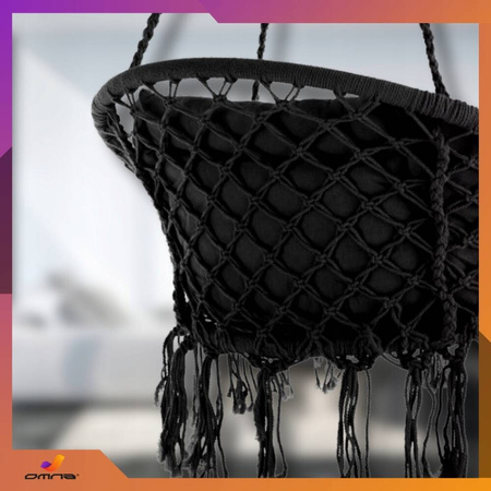 Poduszka na huśtawkę ogrodową bocianie gniazdo na taras fotel krzesło boho