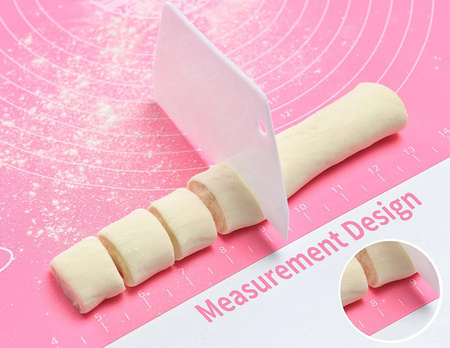 DUŻA STOLNICA SILIKONOWA MATA KUCHENNA Z MIARAMI