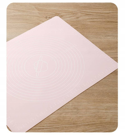 DUŻA STOLNICA SILIKONOWA MATA KUCHENNA Z MIARAMI