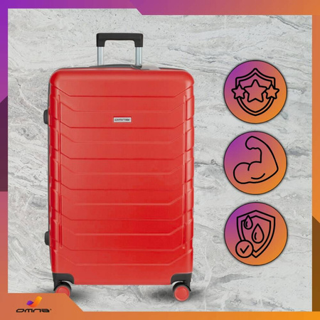 Walizka podróżna na kółkach duża XXL torba bagaż kufer kółka dla dzieci 94L