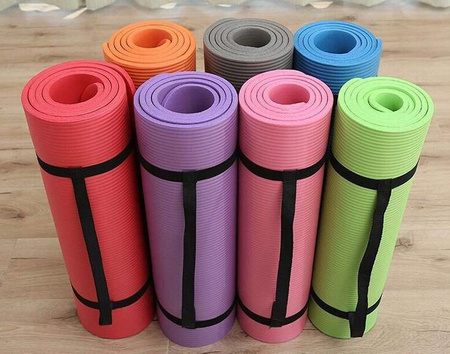 MATA DO ĆWICZEŃ JOGI ANTYPOŚLIZG GRUBOŚĆ 1,5cm