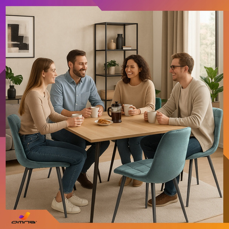 Grafitowe krzesło tapicerowane welurowe pikowane metalowe nogi do jadalni salonu Loft