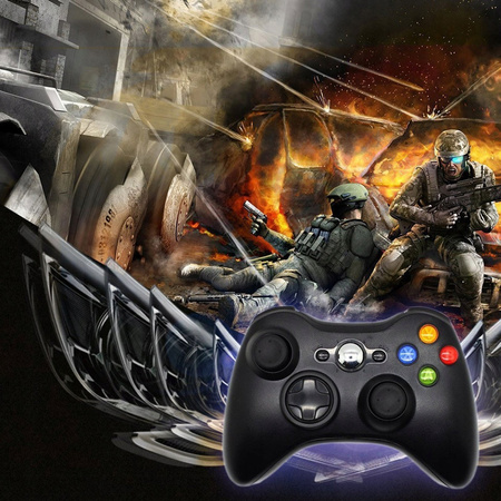 BEZPRZEWODOWY GAMEPAD XBOX 360 PC DUAL SHOCK PAD