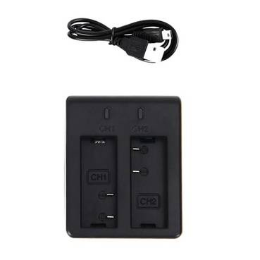 Podwójna ładowarka baterii do kamer sportowych