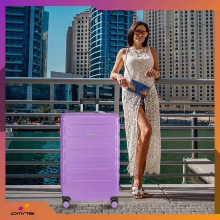 Walizka duża podróżna solidna torba bagaż kufer lekka kółka samolot 94L