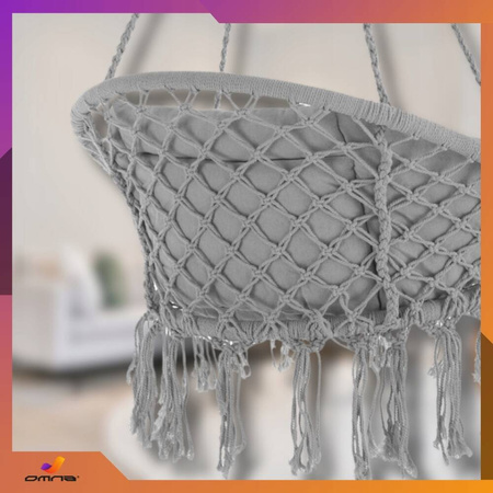 Poduszka na huśtawkę ogrodową bocianie gniazdo na taras fotel krzesło boho