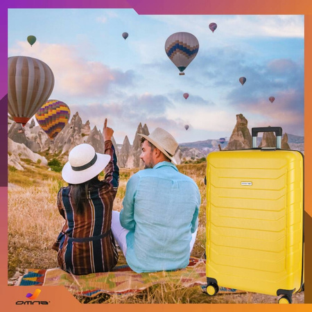 Walizka duża podróżna solidna torba bagaż kufer lekka kółka samolot 94L