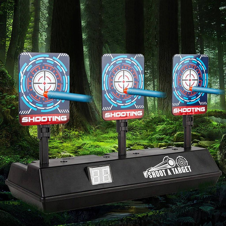 TARCZA ELEKTRYCZNA DO WYRZUTNI NERF CEL STRZELNICA