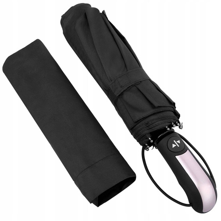 PORZĄDNY PARASOL PARASOLKA AUTOMAT SKŁADANY WŁÓKNO