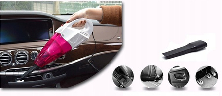 Odkurzacz samochodowy filtr HEPA 12V 120W + TORBA