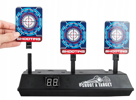 TARCZA ELEKTRYCZNA DO WYRZUTNI NERF CEL STRZELNICA