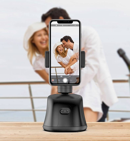 Obrotowy uchwyt robot na smartfona do nagrywania