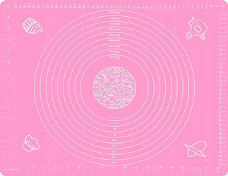 DUŻA STOLNICA SILIKONOWA MATA KUCHENNA Z MIARAMI