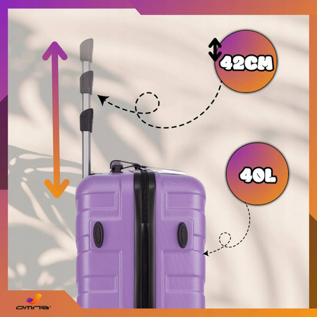 Walizka mała podróżna solidna torba bagaż kufer lekka kółka samolot 40L