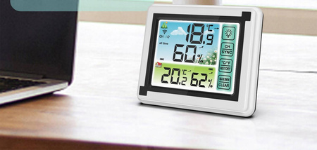 BEZPRZEWODOWA STACJA POGODY POGODOWA HIGROMETR