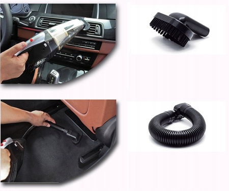 Odkurzacz samochodowy filtr HEPA 12V 120W + TORBA