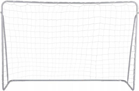 DUŻA BRAMKA PIŁKARSKA METALOWA 240 x 150cm + KOTWY