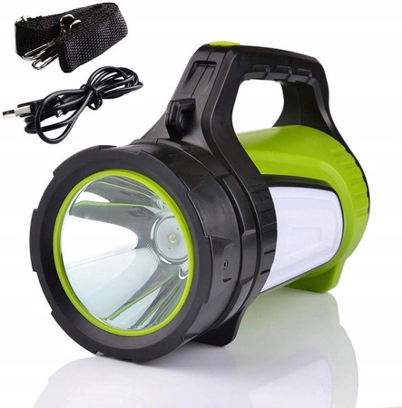 LATARKA SZPERACZ AKUMULATOROWA LED XM-L T6 USB