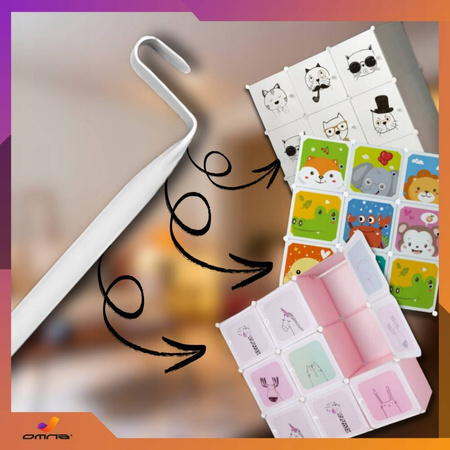 Wieszak Łącznik do Szafy Modułowej 37cm – Drążek na Ubrania Metalowy