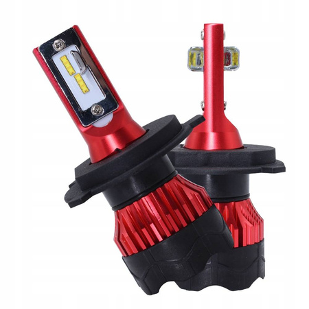 ŻARÓWKI LED H4 GT COB +300% SUPER MOCNA ŻARÓWKA