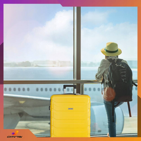 Walizka duża podróżna solidna torba bagaż kufer lekka kółka samolot 94L