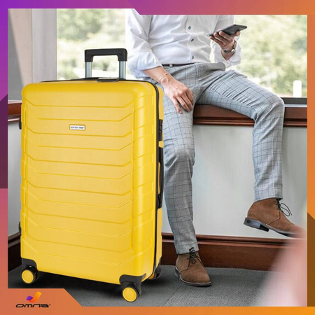 Walizka duża podróżna solidna torba bagaż kufer lekka kółka samolot 94L