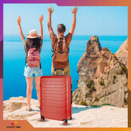 Walizka podróżna na kółkach duża XXL torba bagaż kufer kółka dla dzieci 94L